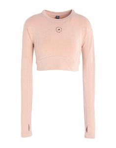 Кроп-топ Asmc Tst Crop L Adidas By Stella Mccartney, бледно-розовый
