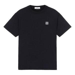 Футболка logo t-shirt 'black' Stone Island, черный