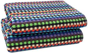 Полотенце для душа Zollner 00000139 2 шт, 70x1x140 см, многоцветный