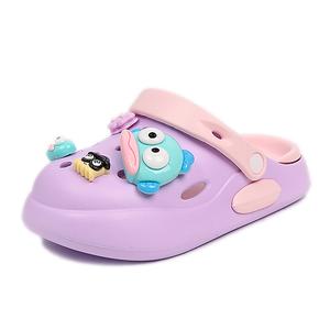 Сандалии детские, нескользящие, износостойкие, дышащие RHOBESAM, фиолетовый/розовый