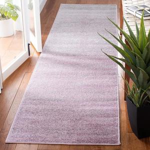 Ковер-дорожка SAFAVIEH, 77 x 183 см, Adirondack Collection, Purple & Green, современный омбре дизайн, не линяет и прост в уходе, идеален для помещений с высокой проходимостью в гостиной, спальне (ADR113V)