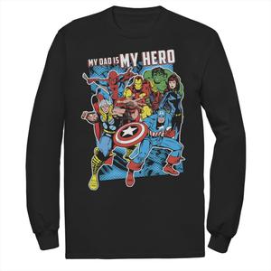 Мужская футболка Marvel Heroes My Dad My Hero ко Дню отца