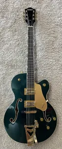 Gretsch Synchromatic Nashville Hollow Body с одинарным вырезом и тремоло Bigsby, цвет Cadillac Green