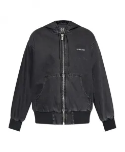 Куртка с капюшоном "Скорбь" 44 Label Group, черный