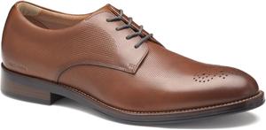 Туфли Oxford Johnston Murphy XC Copley с крыльями и шнуровкой Johnston & Murphy, Cognac Embossed Waterproof Full Grain Leather