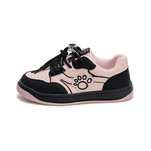 Обувь для скейтбординга Strawberry Bear Series Kids для начальной школы Disney, белый/черный