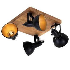 Потолочный светильник Briloner Barnim, железо - 4 пламени