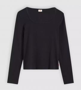 Лонгслив Levi's Premium Essential Square Neck, черный