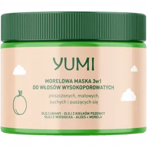 Yumi 3w1 абрикосовая маска для волос повышенной пористости, 300 мл