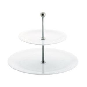 Обновление белого цвета — Belle Etage Etagere Midi 2 шт Верхняя тарелка 21,5 см / Нижняя тарелка 31 см Kahla, белый