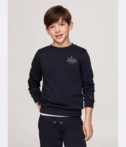 Толстовка детская Tommy Hilfiger из органического хлопка, синий