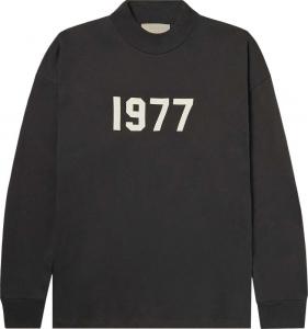 Лонгслив Fear of God Essentials Essentials Long-Sleeve Tee 'Iron', черный