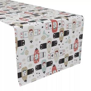 Настольная дорожка, 100% полиэстер, 12x72 дюйма. Пилоты Tiger в самолетах.