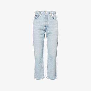 Джинсы 90-х Agolde прямые, голубой