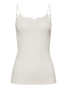 Топ на тонких бретельках Hanro Top Woolen Silk, белый