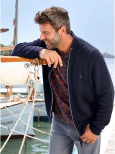 Пиджак-рубашка темно-синего цвета с серым оттенком WITT WEIDEN