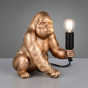 Настольная лампа Reality Leuchten Kong, смола - 1-пламенная - золотая