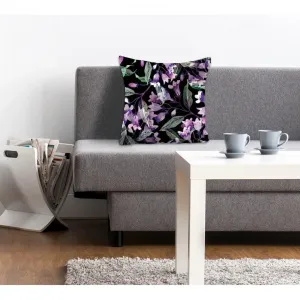 Декоративная подушка queence Leticia, наволочка, цветочные мотивы, флоральный узор, цветы, природа, декоративная, пастельные тона Queence, Lila + bedruckt