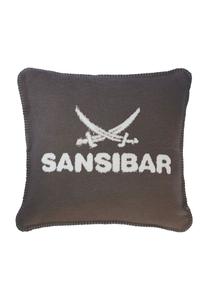 Наволочка Sansibar, 45x45 см, антрацитовый