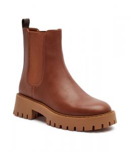 Кожаные сапоги Michael Kors, коричневый