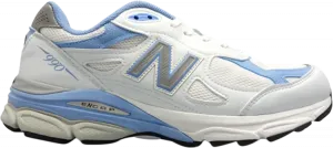 Кроссовки New Balance Wmns 990v3 Made In USA 'White Baby Blue', белый