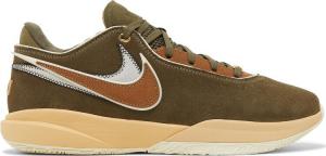 Кроссовки Nike LeBron 20 'Olive Green', зеленый