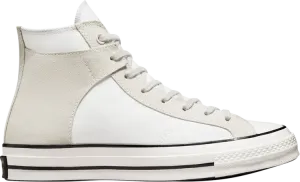 Кроссовки Converse Chuck 70 Crafted Canvas High White Mouse, белый