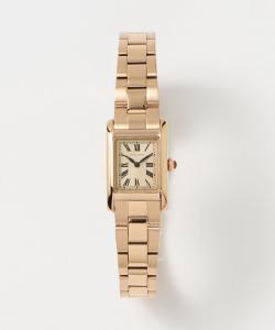 Квадратные металлические часы United Arrows, цвет Gold