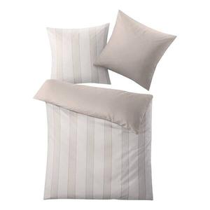 Сатиновое постельное белье Kleine Wolke Lina, 135x1x200 см, серо-коричневый