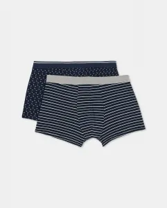 Набор из 2 боксеров с узором для мужчин Dustin, темно-синий