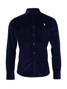 Рубашка Slim Fit на пуговицах U.S. POLO ASSN., синий