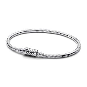 Браслет Easy-Close Magnetic Clasp Snake Chain Pandora, стерлинговое серебро