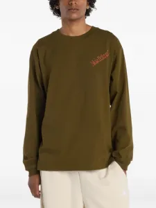 Футболка с длинными рукавами и логотипом New Balance, зеленый