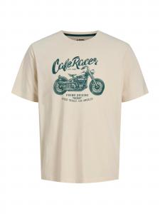 JJ Rebel Футболка 'JREBMATHEO' в цвете Kitt