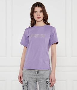 Футболка Patrizia Pepe Regular Fit, фиолетовый