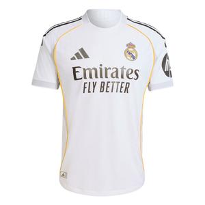 Футболка Real Madrid 25/26 Home Authentic с доставкой для участников AdiClub Adidas, белый