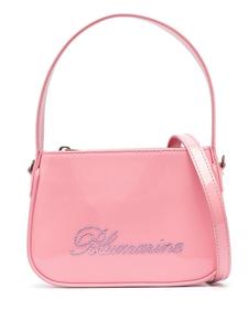 Blumarine мини-сумка с логотипом, розовый