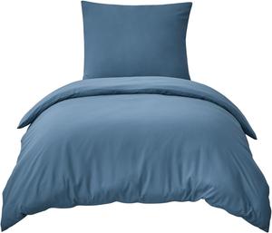 Комплект постельного белья RUIKASI, 2 предмета, 155х220/80x80, синий деним
