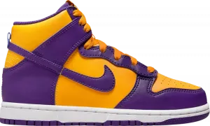 Кроссовки Nike Dunk High PS 'Lakers', фиолетовый