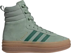 Кроссовки Wmns Gazelle Boot 'Silver Green Gum', зеленый