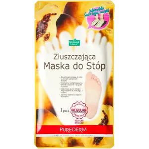 Purederm Złuszczająca отшелушивающая маска для ног в виде носков, 1 пара