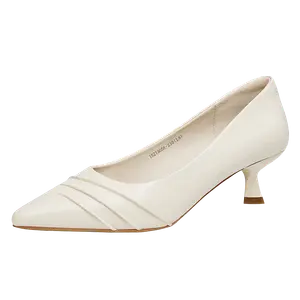 GEMEIQ Женские черно-кремовые туфли на высоком каблуке, цвет Ecru