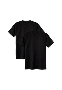 Мужская футболка, 2 шт - Natural Benefit, V-образный вырез, одинарный джерси CALIDA, черный