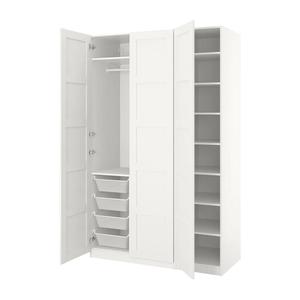 Гардероб PAX/BERGSBO IKEA, 150x60x236 см, белый