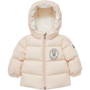 Moncler Пуховик Light Pink для младенцев и малышей