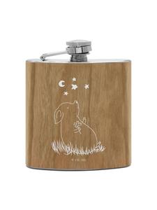 Mr. & Mrs. Panda Фляга Flachmann Otter Kind ohne Spruch in Braun