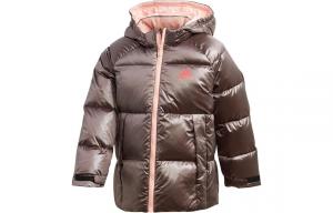 Пуховик детский Adidas, коричневый