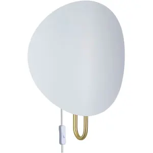 Настенный светильник Spargo E27 1 шт. Design For The People, Weiss/Messing