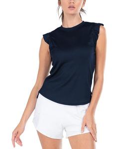 Топ с рюшами Bring It On Lucky in Love, синий