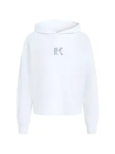 Худи с логотипом Karl Lagerfeld Jeans, белый